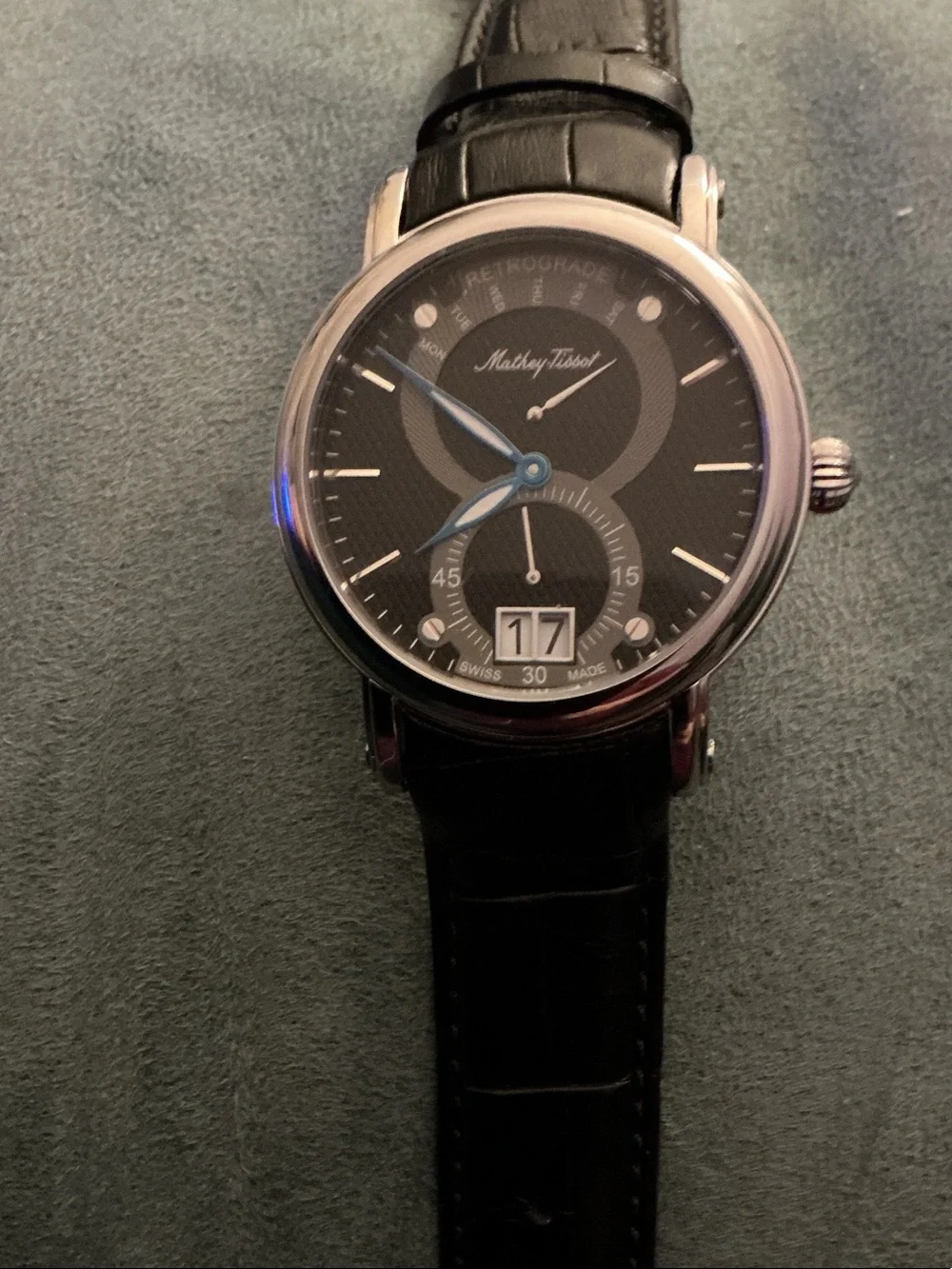 Mathey-Tissot Black Dial Men's Dress Watch